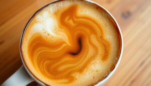 efekt kawowej pianki